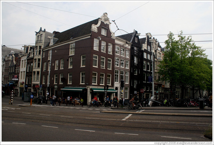 Intersection of Prinsengracht and Westermarkt, Centrum district.