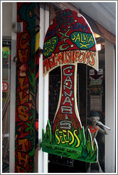 Magic mushroom sign, Centrum/Red Light district.