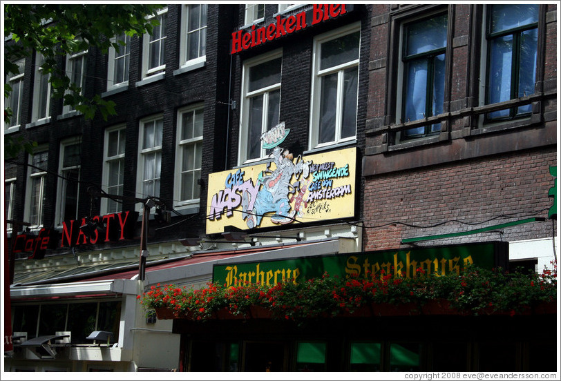 Cafe Nasty, Rembrandt Square, Centrum district.