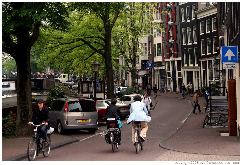 Street in Jordaan district.