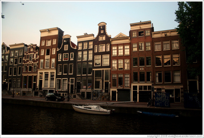 Canal and houses, Red Light district.