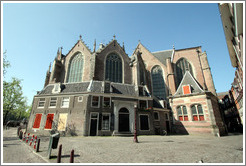 Back of Oude Kerk, Red Light district.