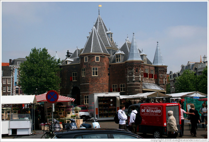 Waag (Old Weighing House).  Red Light district.