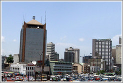 Buildings viewed from Marina Street, Lagos Island.