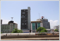 Buildings viewed from Marina Street, Lagos Island.