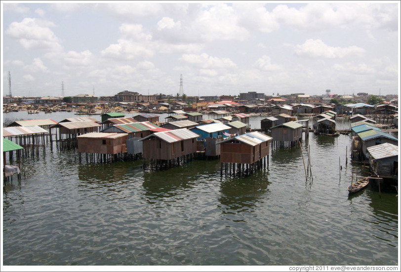 Makoko, a slum on the Lagos Lagoon.