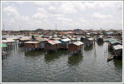Makoko, a slum on the Lagos Lagoon.