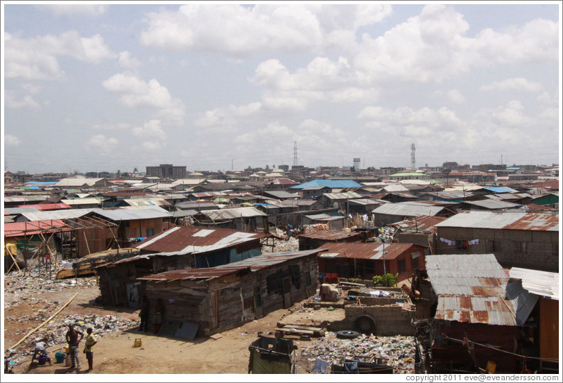 Makoko, a slum on the Lagos Lagoon.