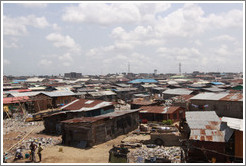 Makoko, a slum on the Lagos Lagoon.