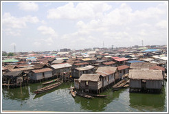 Makoko, a slum on the Lagos Lagoon.