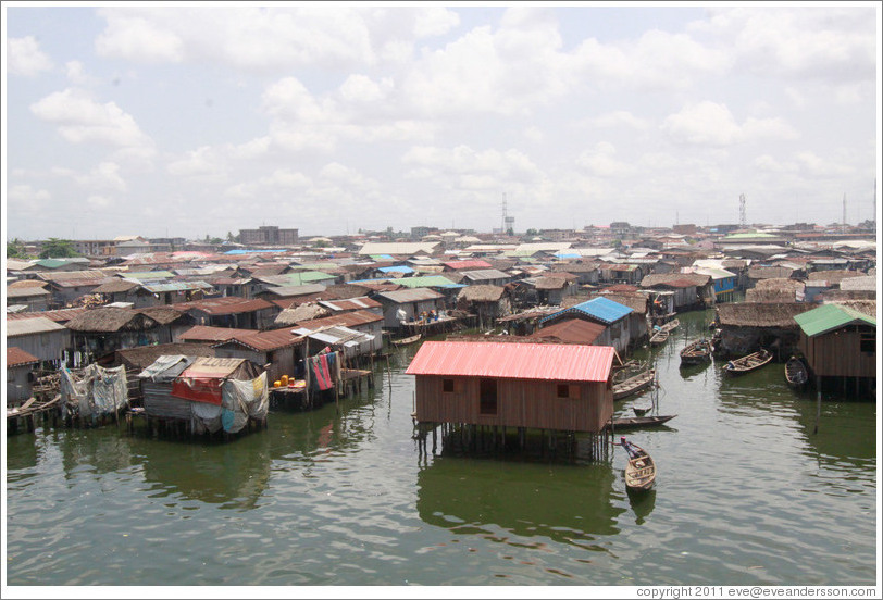 Makoko, a slum on the Lagos Lagoon.