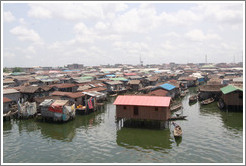 Makoko, a slum on the Lagos Lagoon.
