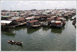 Makoko, a slum on the Lagos Lagoon.