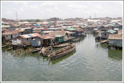 Makoko, a slum on the Lagos Lagoon.