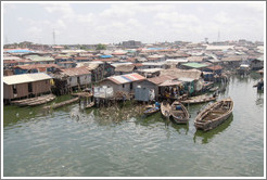 Makoko, a slum on the Lagos Lagoon.