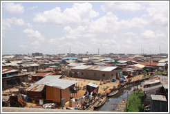 Makoko, a slum on the Lagos Lagoon.