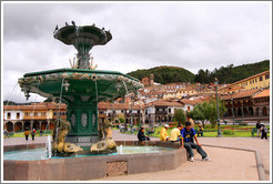 Fountain, Plaza de Armas.