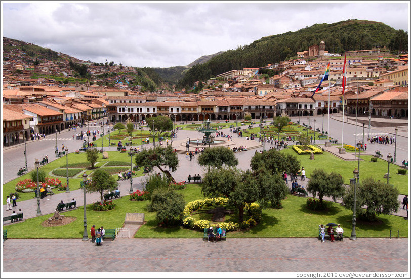 Plaza de Armas, viewed from La Compa?de Jes?s.