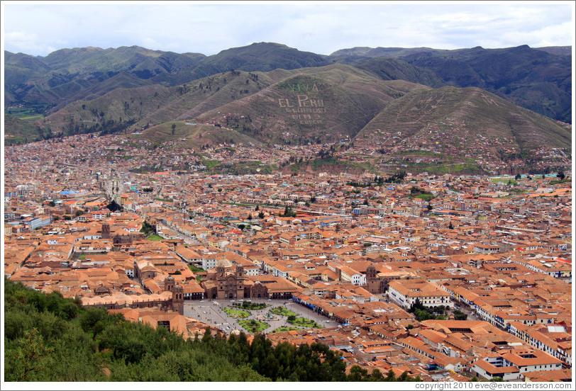 Cusco viewed from Sacsayhuam?