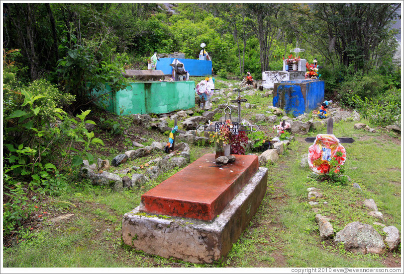 Graveyard at the side of the Inca Trail.