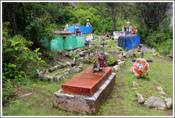 Graveyard at the side of the Inca Trail.