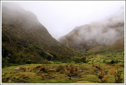 Mountains seen from the Inca Trail.