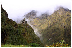 Mountains seen from the Inca Trail.