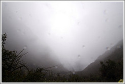 Rain on the Inca Trail.