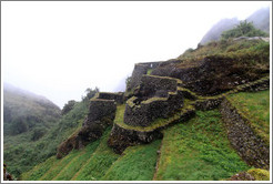 Ruins at the side of the Inca Trail.