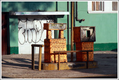 Old gas pumps, Calle San Martin, Barranco neighborhood.