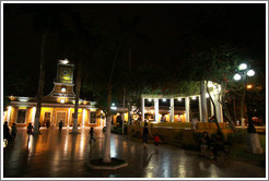 Plaza San Francisco at night, Barranco Neighborhood.