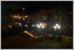 Puente de los Suspiros (Bridge of Sighs) at night, Barranco neighborhood.