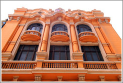 Orange building, Calle de Serrano, Historic Center of Lima.