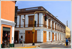 Wooden building, Calle Lampa, Historic Center of Lima.