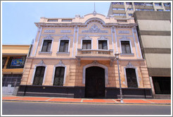 Peach-colored building, Historic Center of Lima.
