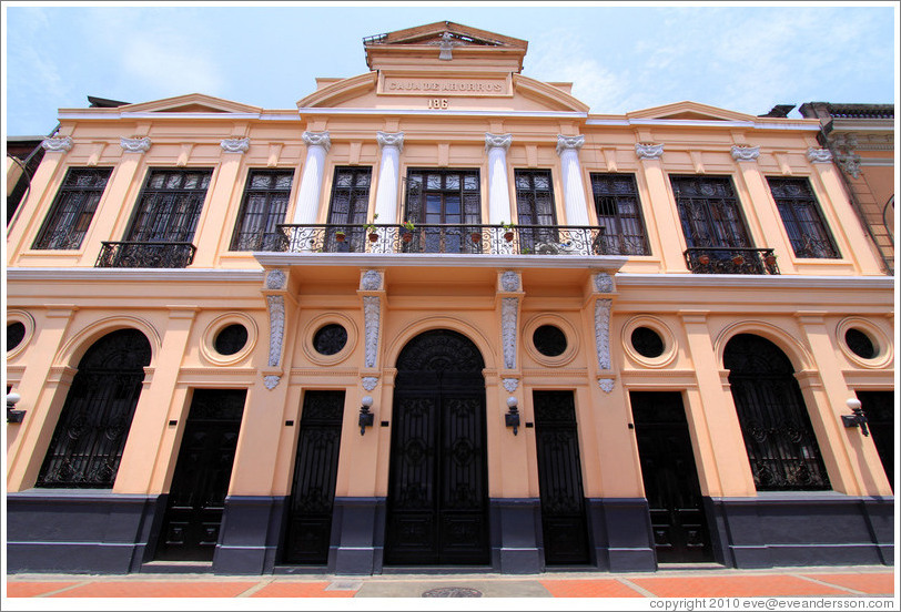 Peach-colored building, Historic Center of Lima.