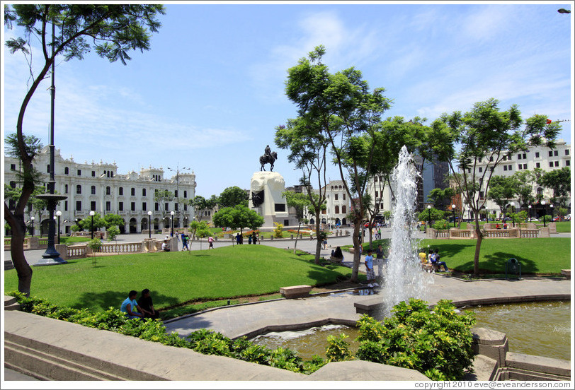 Plaza San Mart? Historic Center of Lima.