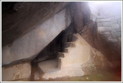 Cave below the Temple of the Sun, Machu Picchu.