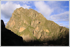 Pinkuylluna, viewed from the Ollantaytambo Fortress.