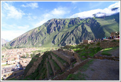 View from Ollantaytambo Fortress.