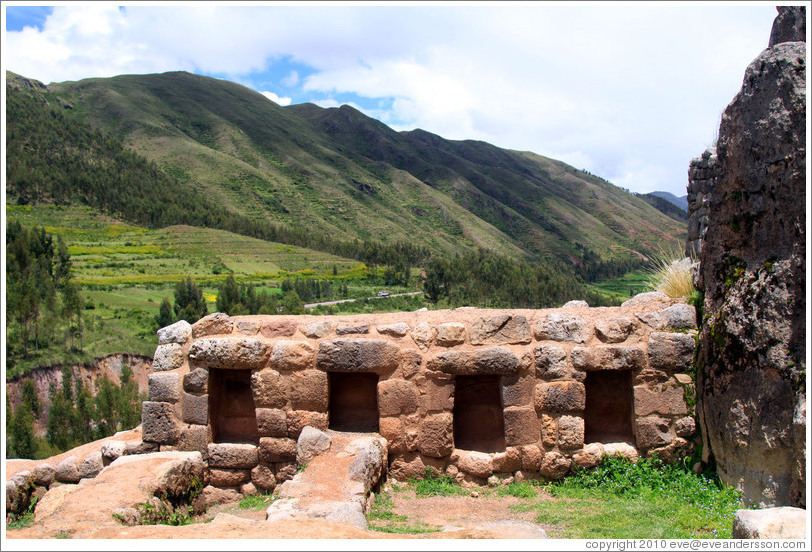 Puca Pucara ruins.