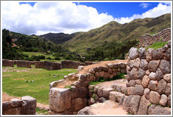 Puca Pucara ruins.