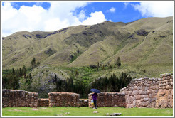 Puca Pucara ruins.