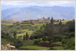 Puca Pucara ruins, seen from Tambo Machay.