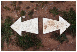 Arrows, Sacsayhuam?ruins.