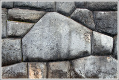 Stones cut to fit perfectly together, Sacsayhuam?ruins.