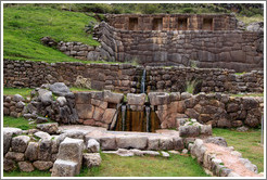 Inca baths, Tambomachay ruins.