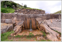 Inca baths, Tambomachay ruins.