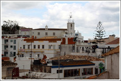 View of Albufeira, including the clocktower, from Igreja Matriz (the Principal Church of Albufeira).