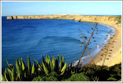 Cliff on which the Fortaleza de Sagres (Sagres Fortress) sits.